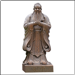 廠家鑄造孔子雕像 廠家鑄造孔子雕像