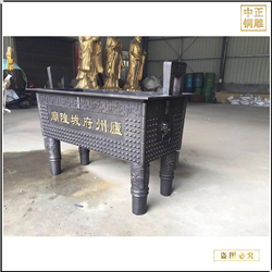 鑄銅關公 銅鼎工藝品