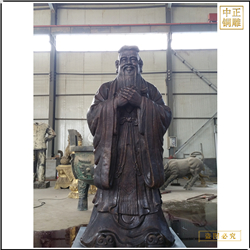 鑄銅關(guān)公 校園鑄銅孔子名人雕塑