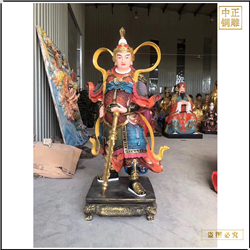 鑄銅關(guān)公 3米純銅委托菩薩擺件