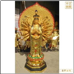 鑄銅關(guān)公 2.6米千手觀音佛像