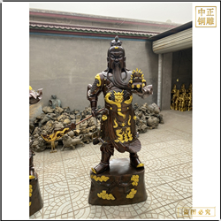 鑄銅關公 批發關圣大帝銅雕擺件