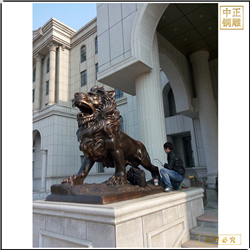 鑄銅關公 大型酒店銅獅子雕塑鑄造