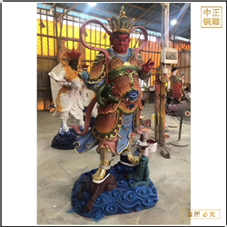 鑄銅關公 鑄銅四大天王佛像工廠