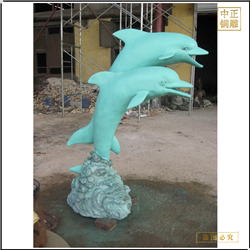 小型海豚雕塑加工 小型海豚雕塑加工
