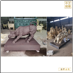 鑄銅關(guān)公 廣場小型華爾街銅牛