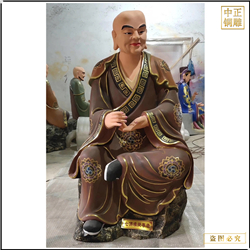 鑄銅關(guān)公 寺廟大型十八羅漢佛像