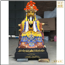 鑄銅關(guān)公 彩繪銅佛像鑄造