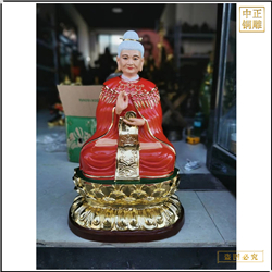 鑄銅關(guān)公 小型神像鑄造廠(chǎng)家