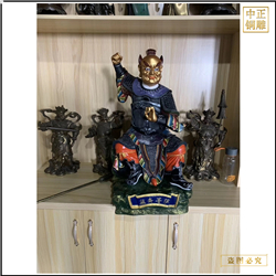 鑄銅關(guān)公 小型監(jiān)齋菩薩銅佛像