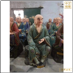 鑄銅關(guān)公 18羅漢像批發(fā)