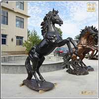 小區(qū)景觀銅馬雕塑 小區(qū)景觀銅馬雕塑