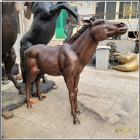 仰頭銅馬雕塑 仰頭銅馬雕塑