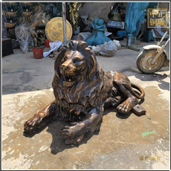 大型鑄銅獅子雕塑 大型鑄銅獅子雕塑