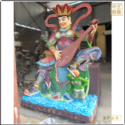 寺廟純銅四大護法像 寺廟純銅四大護法像
