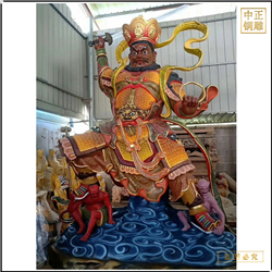 鑄銅關公 站像四大天王佛像定制
