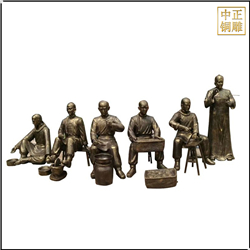 鑄銅關公 各種中醫文化銅雕塑