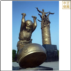 大型廣場民族文化人物銅雕塑 大型廣場民族文化人物銅雕塑
