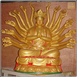 鑄銅關公 寺院千手觀音菩薩神像