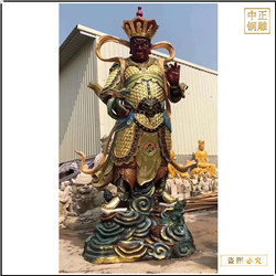 鑄銅關公 四大天王銅佛像加工廠
