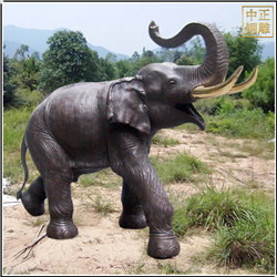 行走的銅大象雕塑 行走的銅大象雕塑
