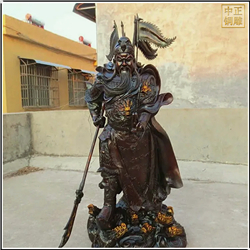 提刀向下九龍關公像制作 提刀向下九龍關公像制作