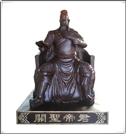 銅關公坐像 銅關公坐像