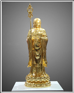 地藏王菩薩站像|貼金地藏王菩薩 地藏王菩薩站像|貼金地藏王菩薩