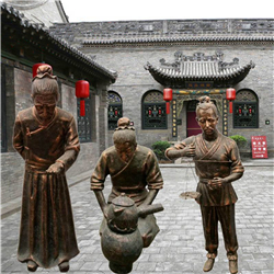 中醫文化銅像