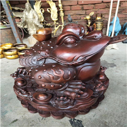 招財進(jìn)寶銅金蟾 招財進(jìn)寶銅金蟾